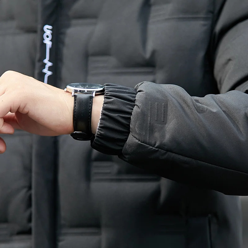 Down Jacket Mens Light And Thin Short Style Plus Bulky Size Fashionable Handsome Winter Coat Boy Korean Version Warm 240911