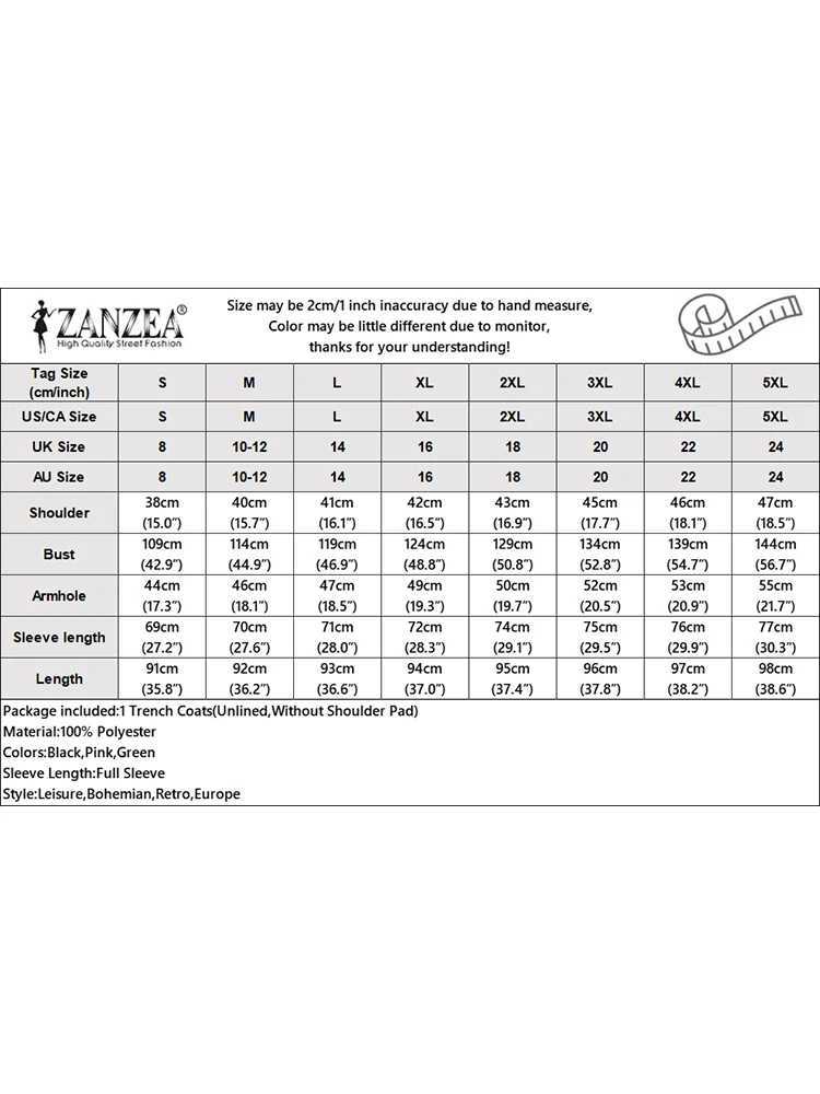 ZANZEA Fashion Women Windbreaker Spring Long Sleeve Hoodies Long Jackets Casual Loose Hooded Coats Holiday Buttons Down OutwearX240921