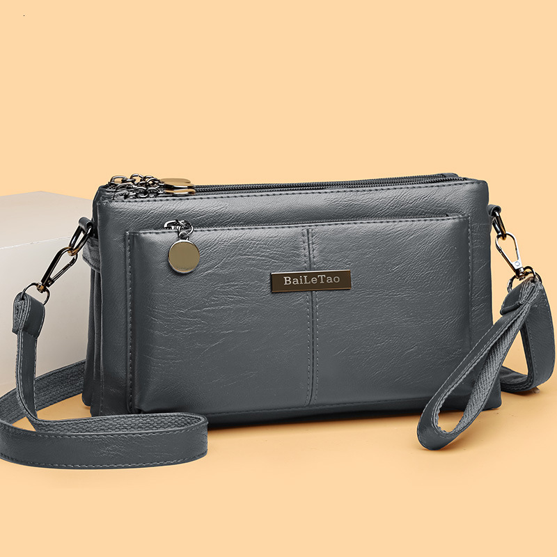 2024 summer new versatile multi-layer small square for women, single shoulder crossbody bag women's bag