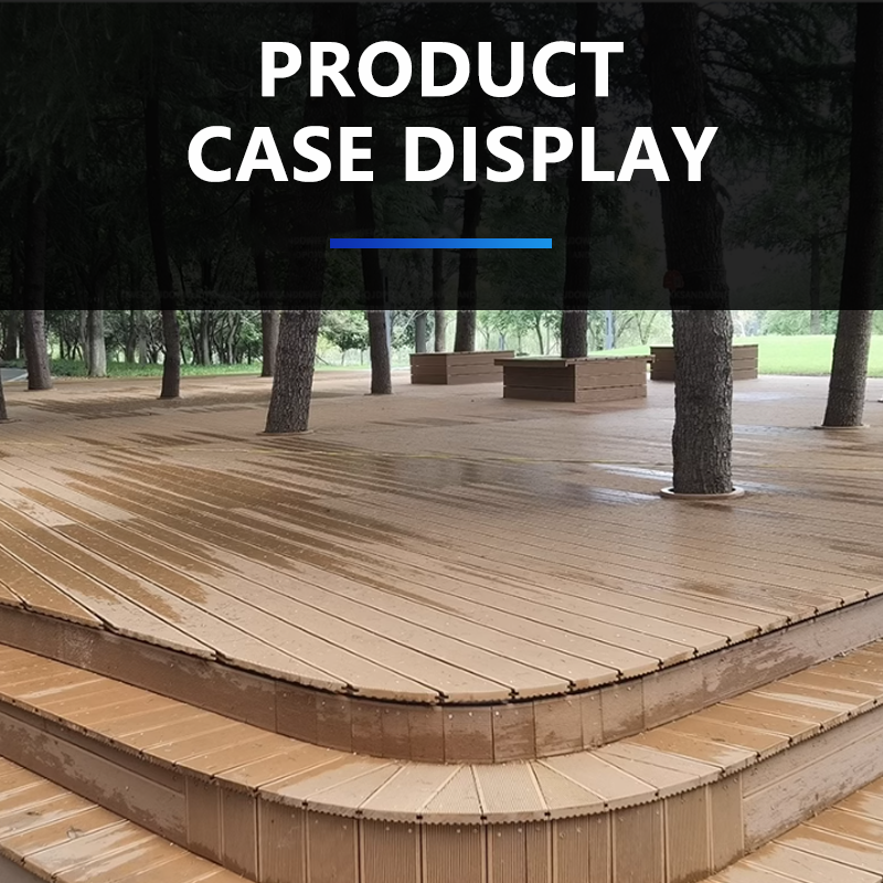 A generation of solid plastic wood flooring for outdoor balconies home use outdoor courtyards terraces engineering waterproof and durable wooden floor