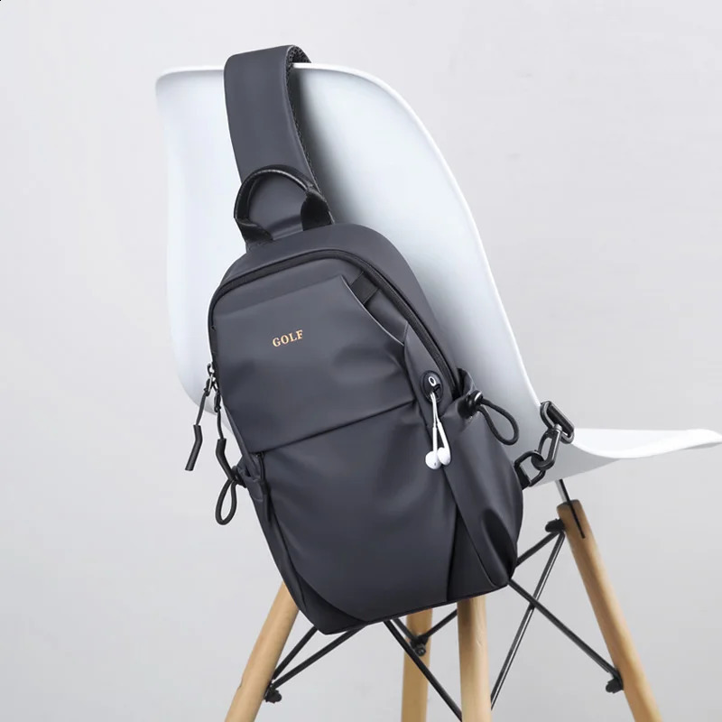 Golf Mens Luggage Single Shoulder Cross Body Bag Casual Oxford Cloth Large Capacity Fashion Edition Small Backpack 240919