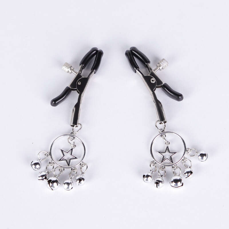Breast SM Props Flirting Temptation Bell Breast Clip Female Sex clitoris Clip Star Mimi Clip Masturbation Sex Toy
