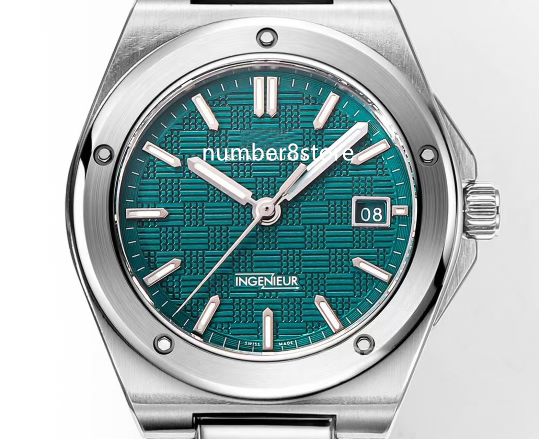 328903 Ingenieur Automatic 40 Mens Watch 328901 Luxury Wristwatch 32111 Movment Green Dial Stainless Steel Sapphire Crystal Water Resistance