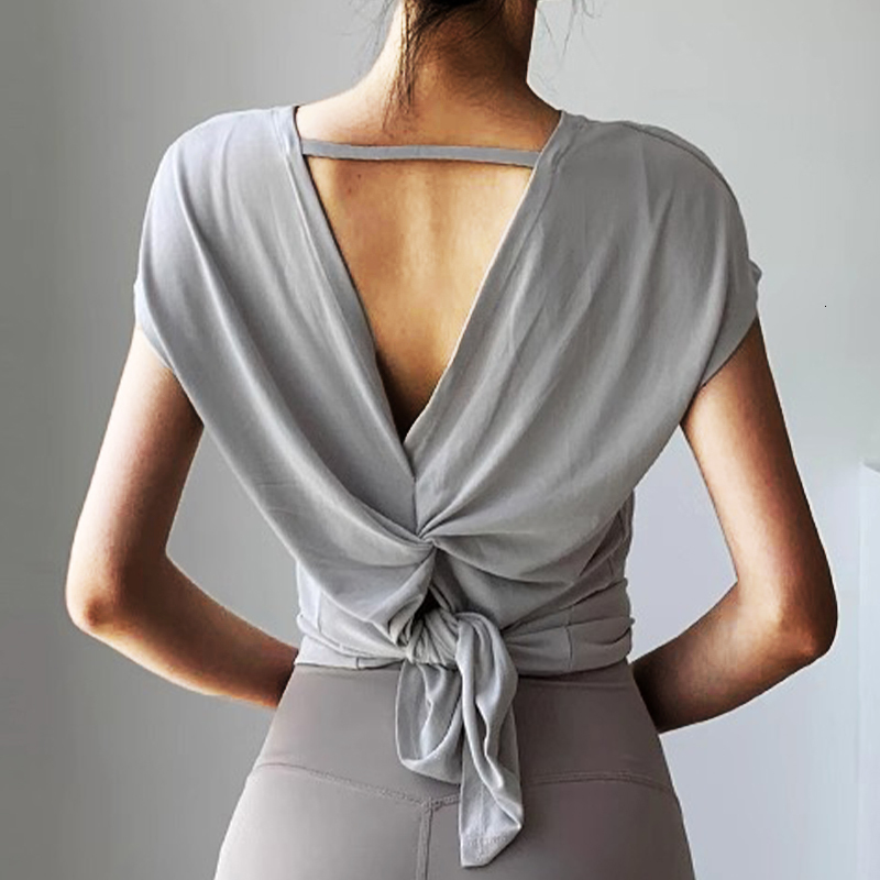 2024 new round neck twisted design back yoga women's fashionable loose vest quick drying breathable top sports Pilates cover free shipping