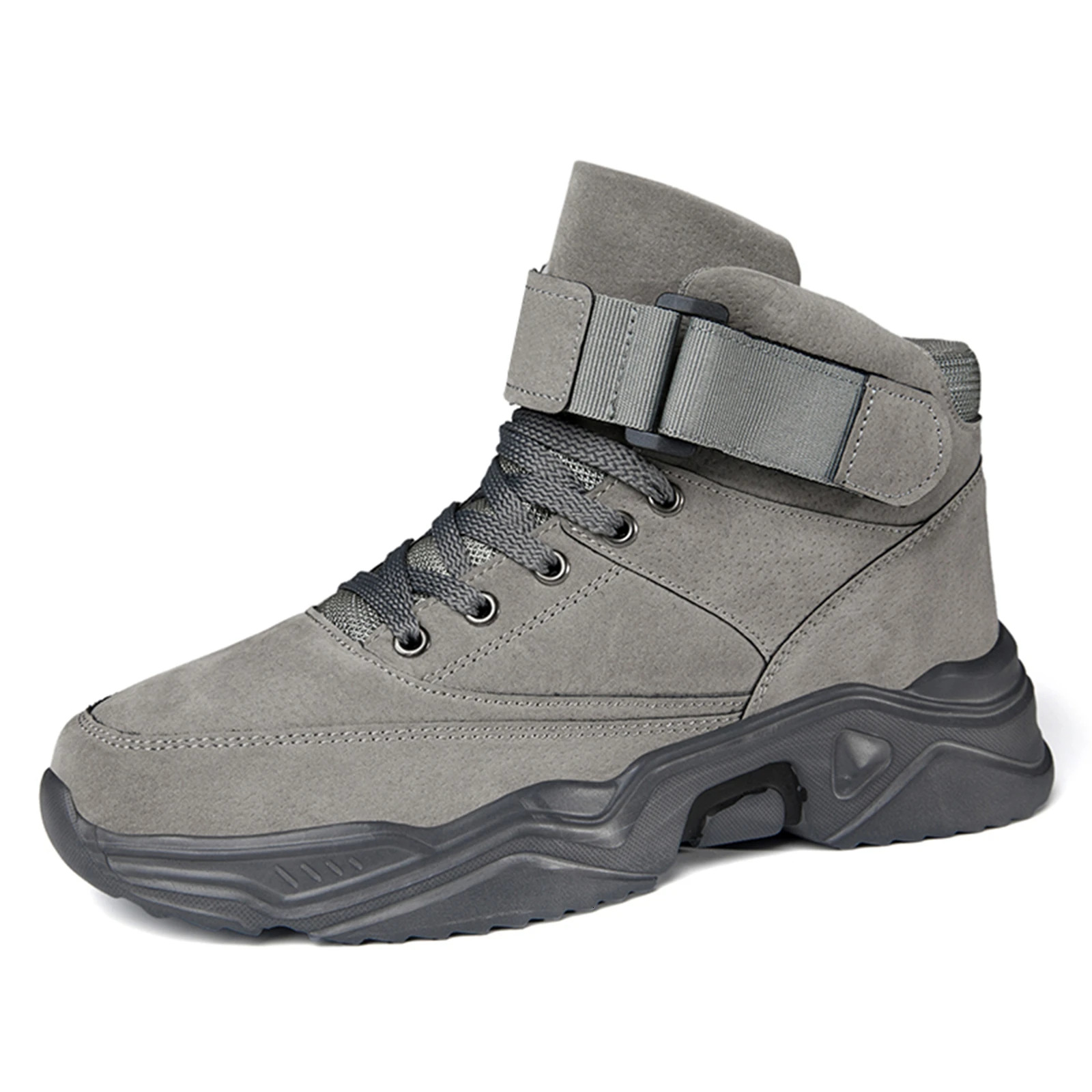High Top loafers men Sneakers Outdoor Anti-slip Male Casua Leather Fashion Men's Anlkle Snow ugggly boots Hombre Winter Running Shoes