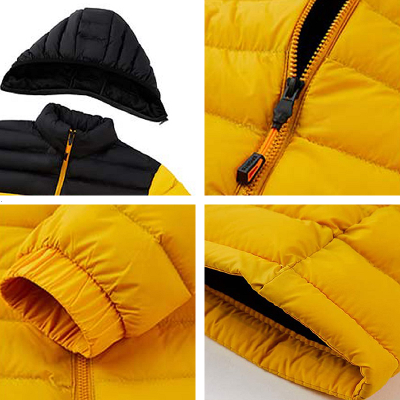 Men Fashion Autumn Winter Mens Thick Warm Waterproof Hooded Parkas Jacket Coat Man Casual Brand Windproof Jackets Male