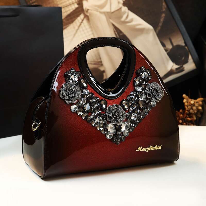 Patent Leather Handbags for Women - 2024 Design, Bright Shoulder hot Crossbody Bags