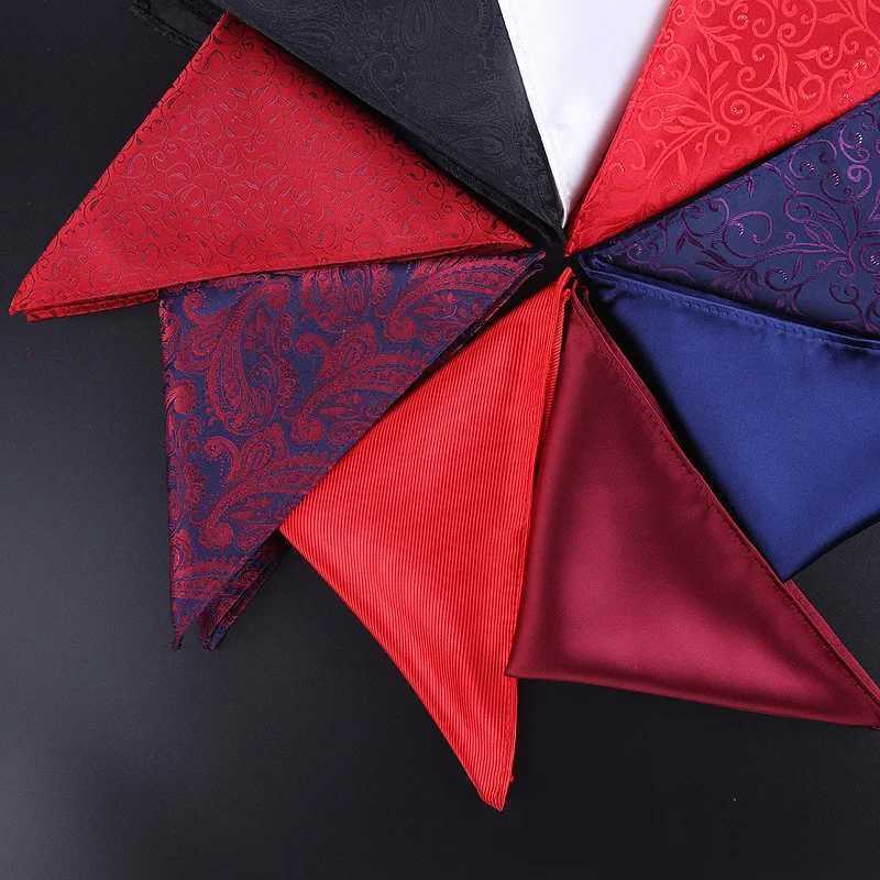 Pocket Square Fabric Handkerchiefs Suit Mens Bandana Accessories Business Suit Hanky Breast Scarf Japanese Handkerchief KDJ01X240921