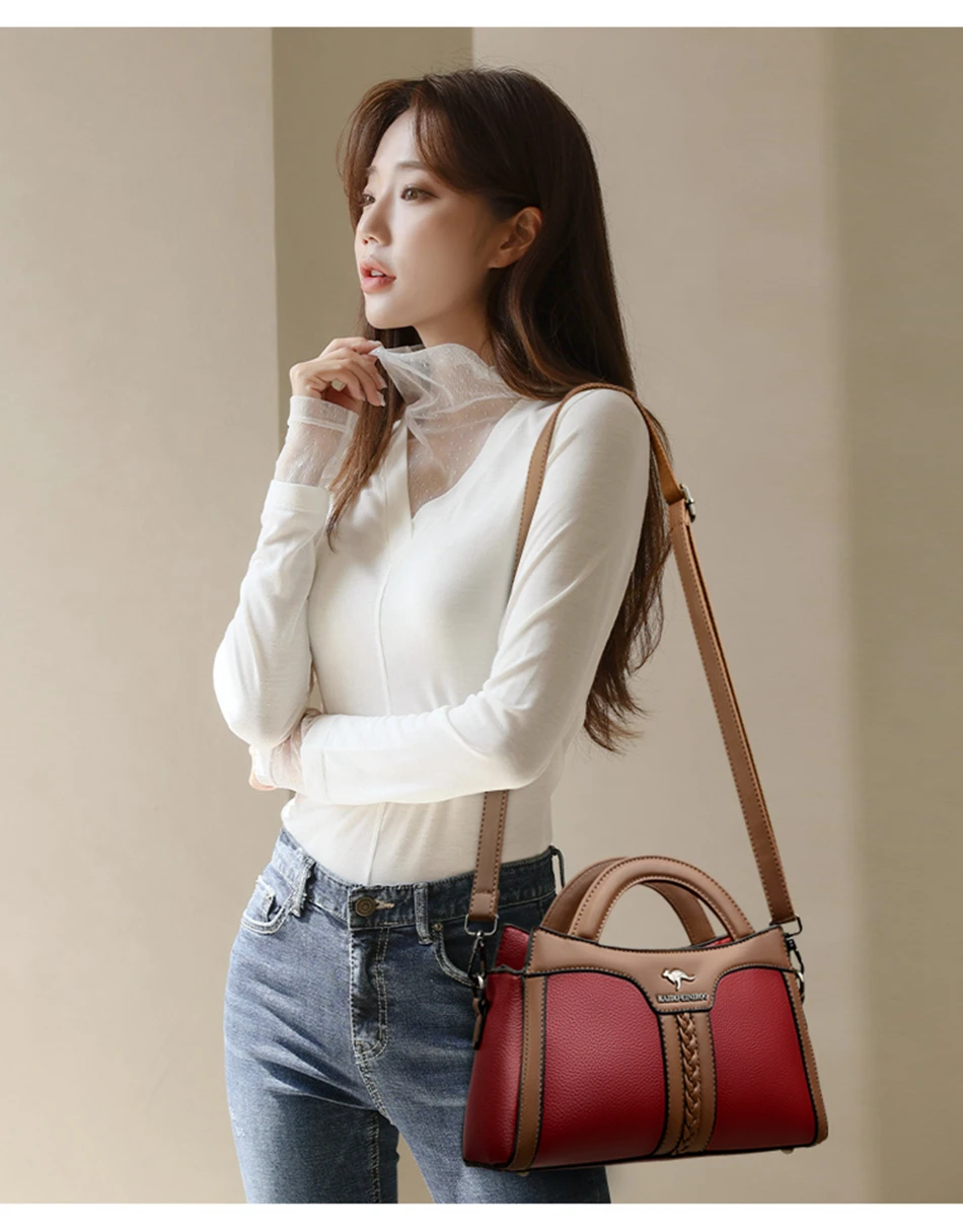 Designer Luxury Handbags for Women Bags Designer TLXT High Quality Soft Leather Shoulder Crossbody Bags for Women Casual Tote Bags