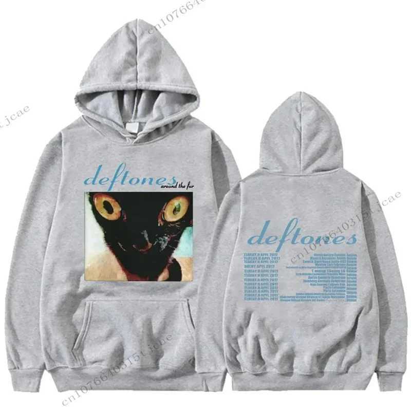 Deftones Hoodie Womens Fashion Hoodie Womens Sweater Mens Hoodie Hop Sweatshirt Mens Coat Shakur Mens Clothing Rap Singer W240921