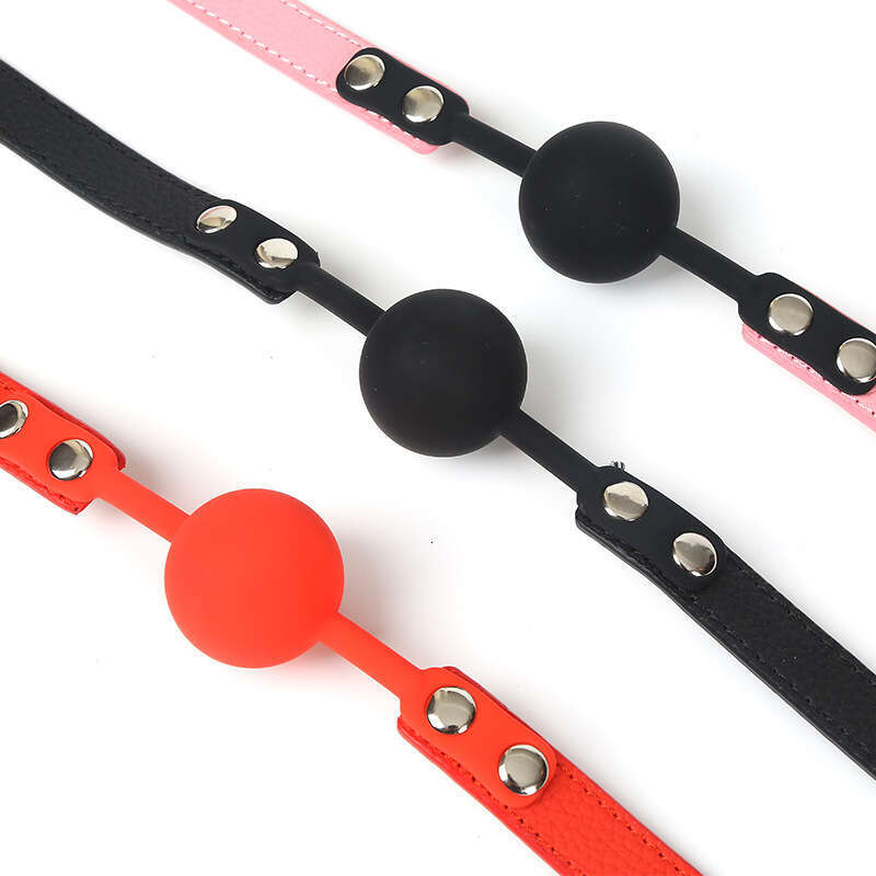 SM Props Sexy Silicone Mouth Plug Couple Flirting Toy Sex Training Silicone Mouth Ball Alternative Adult Products