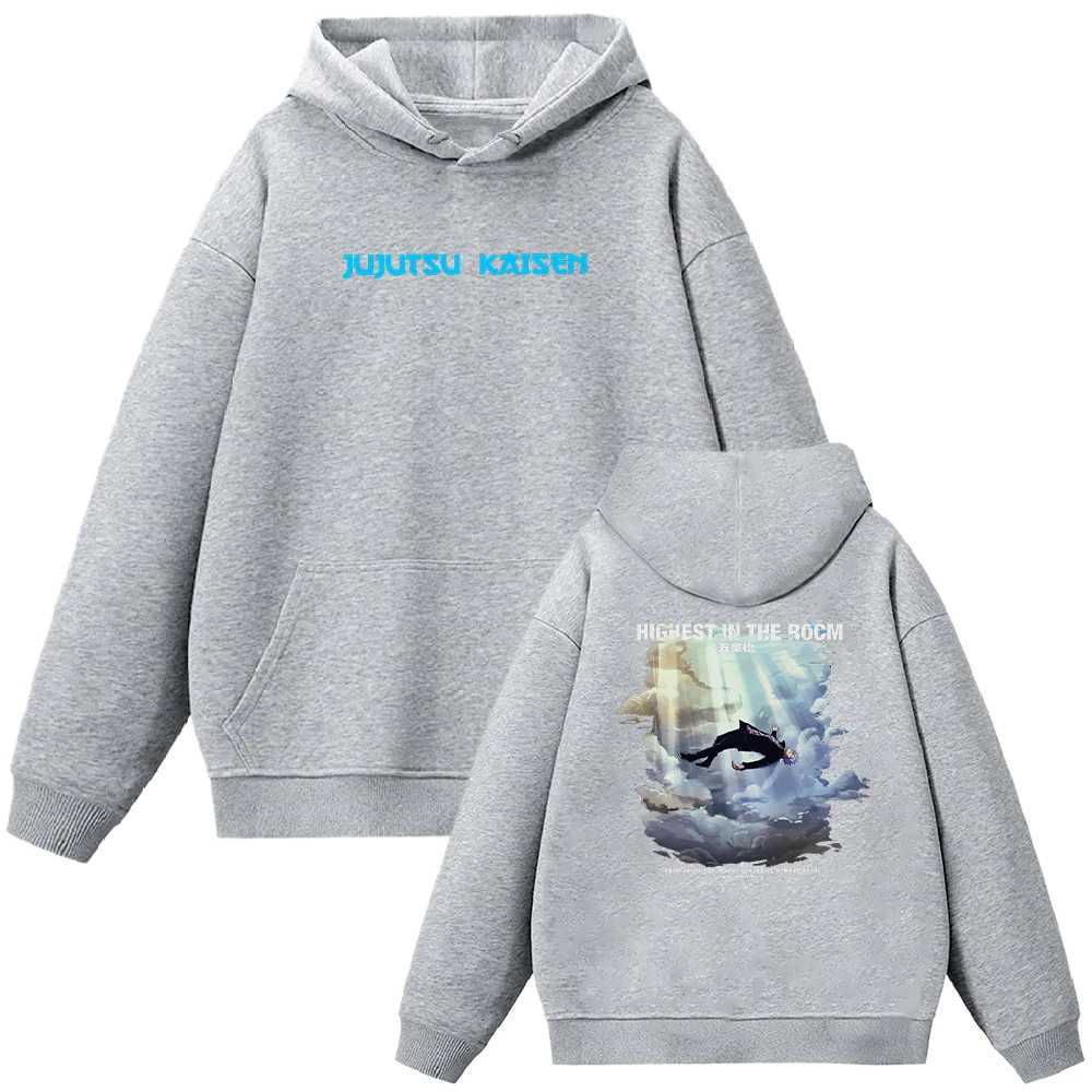 Satoru Gojo Graphic Printed Hooded Jujutsu Kaisen Hoodies Harajuku unisex sweatshirt top anime streetwear mens long sleeved shirt W240921