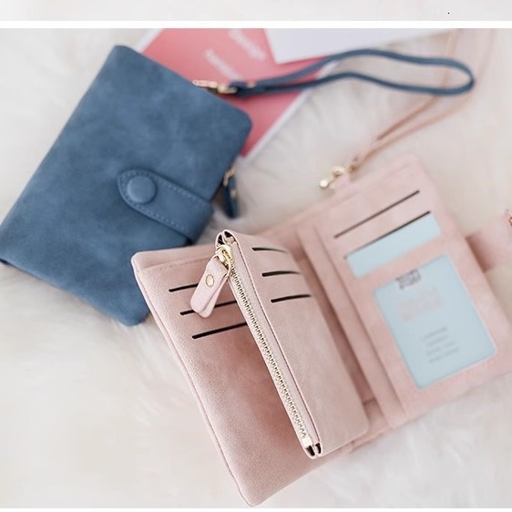 2024 New Designer Wallet Matte Wallet for Women, Short Korean Version, Student, Fresh, Cute, Women Multi Card Set Free Shipping