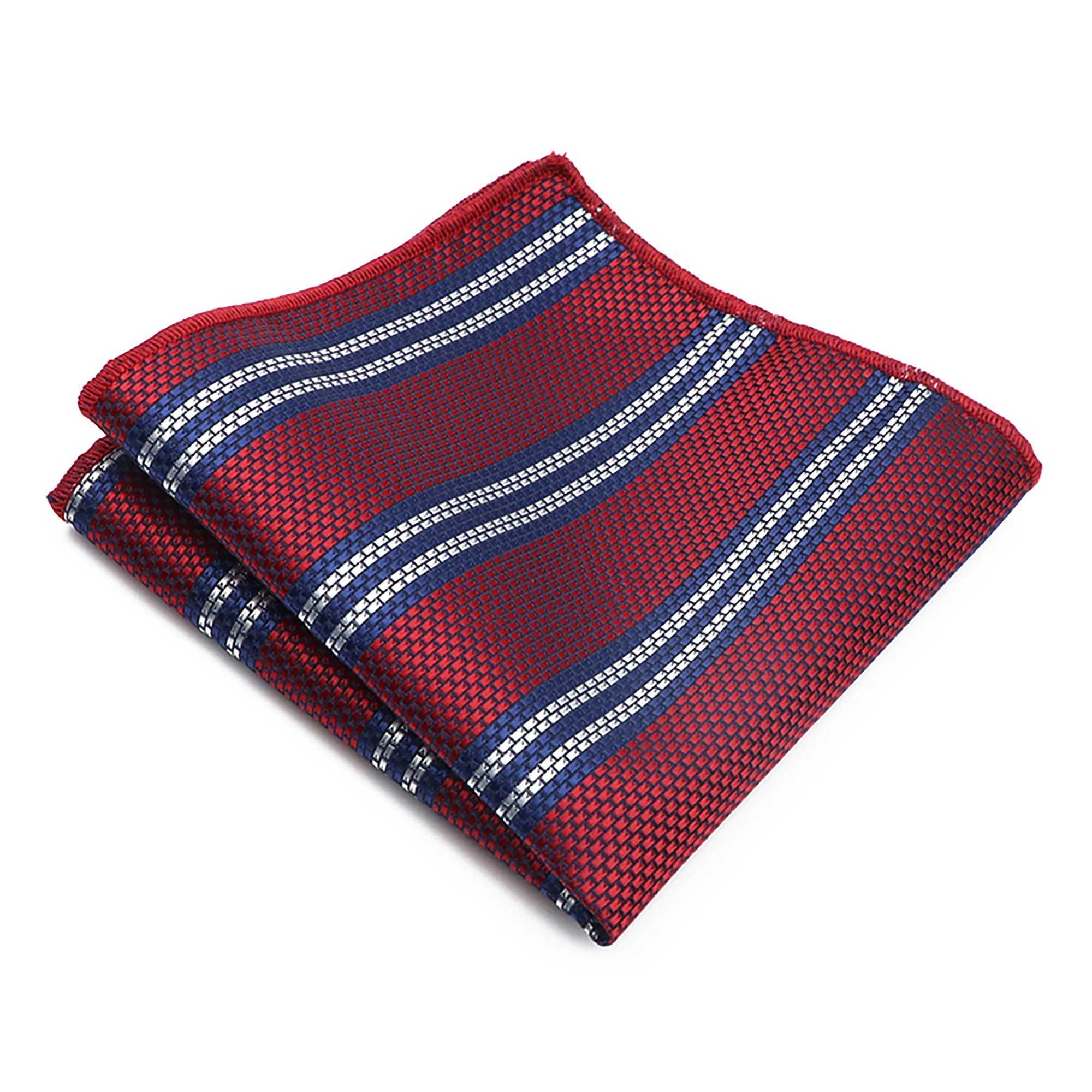 45 colors various styles 25cm mens pocket square handle blue Paisley stripe Hanks mens party evening dress set accessories W240921
