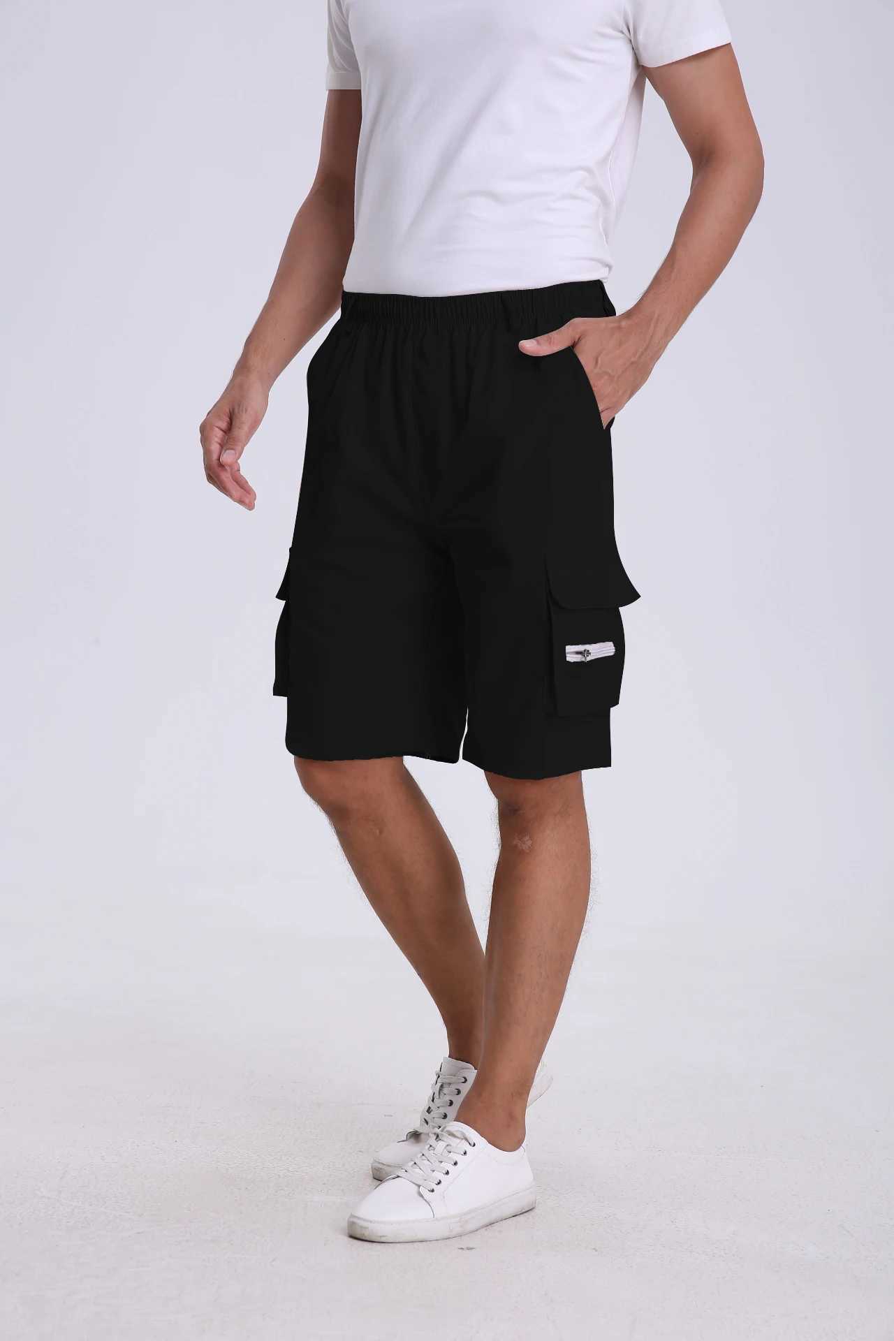 Mens Military Cargo Shorts Big Multi Pocket Sports Casual Outdoor Hiking Relaxed Fit Cotton Shorts Trousers Plus Size for MaleX240921