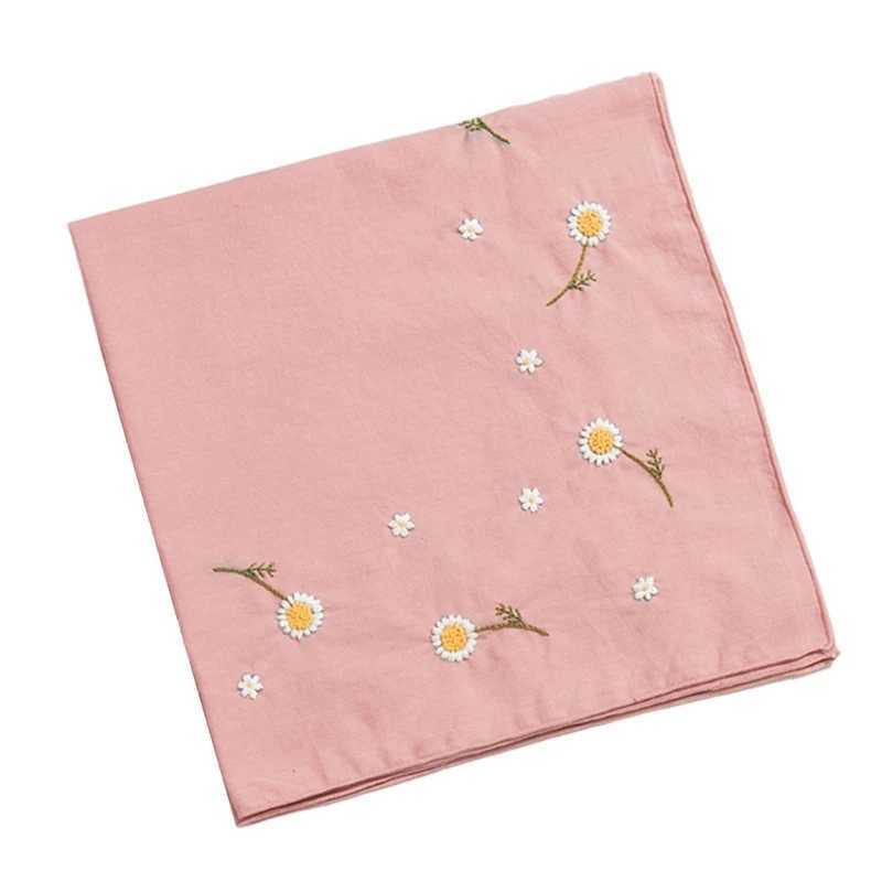 DIY Handkerchief Embroidery Set Crafting Art for Adults Beginners Floral Hankies Needlework Crafts DIY HandcraftsX240921