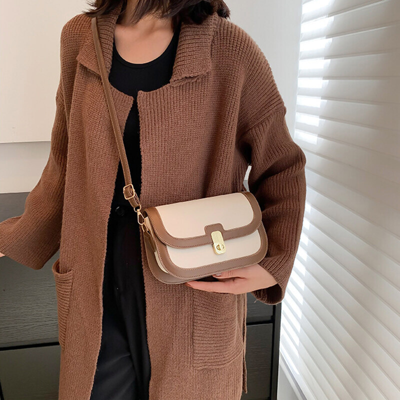 Style By Women Fashion Vintage Retro Premium PU Leather Outing Dating Travel Minimalist Sg Shoulder Bag Crossbody Handbag Beg Wanita - 9771
