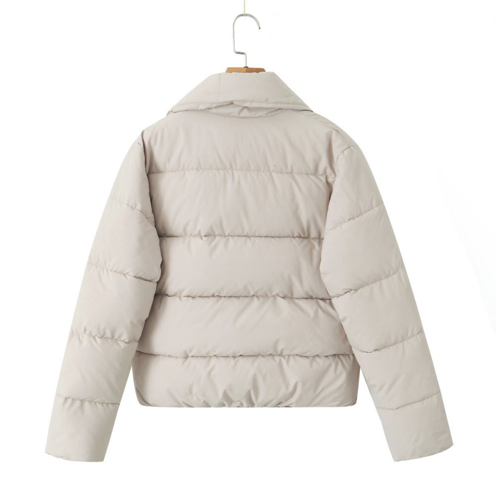 Winter 2024 New Women Jacket Ladies Short Warm Outwear Coat Vintage