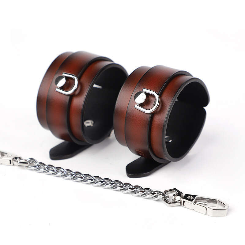 High end SM props, horseshoe buckles, leather handcuffs, sex training, cowhide handcuffs, foot cuffs, alternative adult sex toys