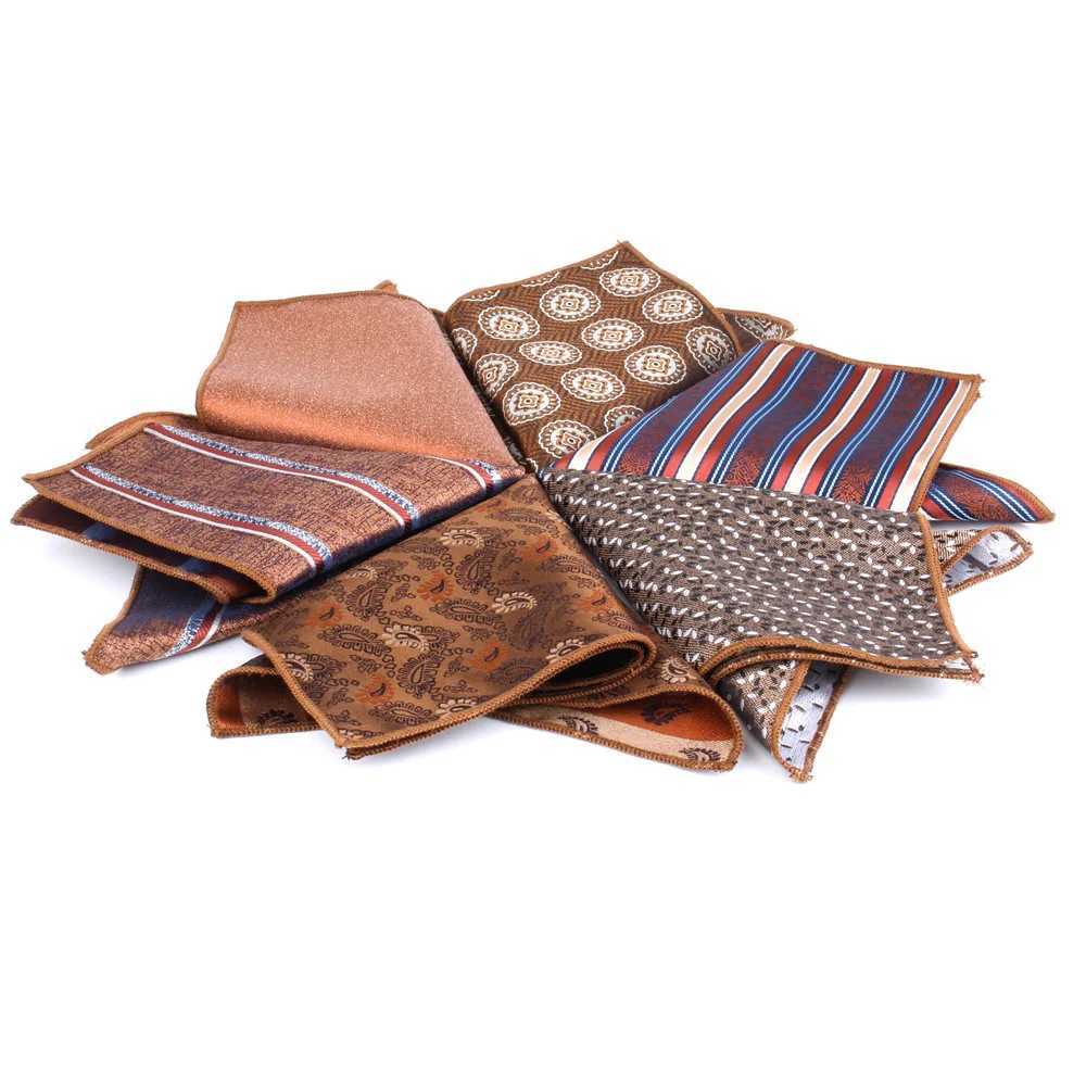Paisley Pocket Square For Men Women Striped Chest Towel Wedding Hanky Gentlemen Hankies Mens Floral Handkerchief Pocket TowelX240921