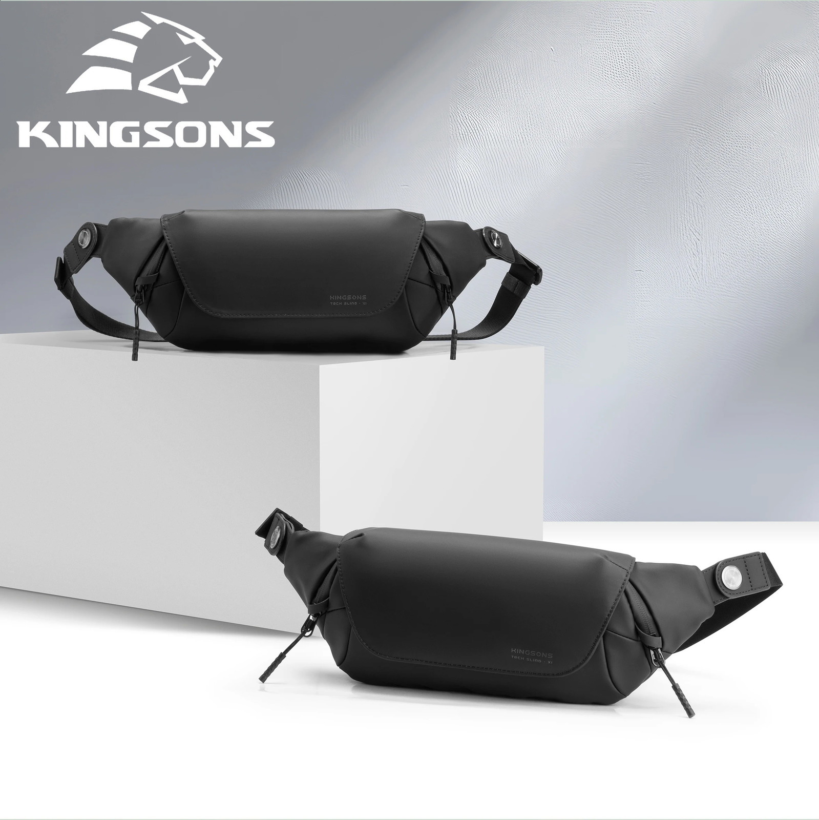 Kingons shoulder bag waterproof simple commuting cross body ious mini cool chest fashionable 240919