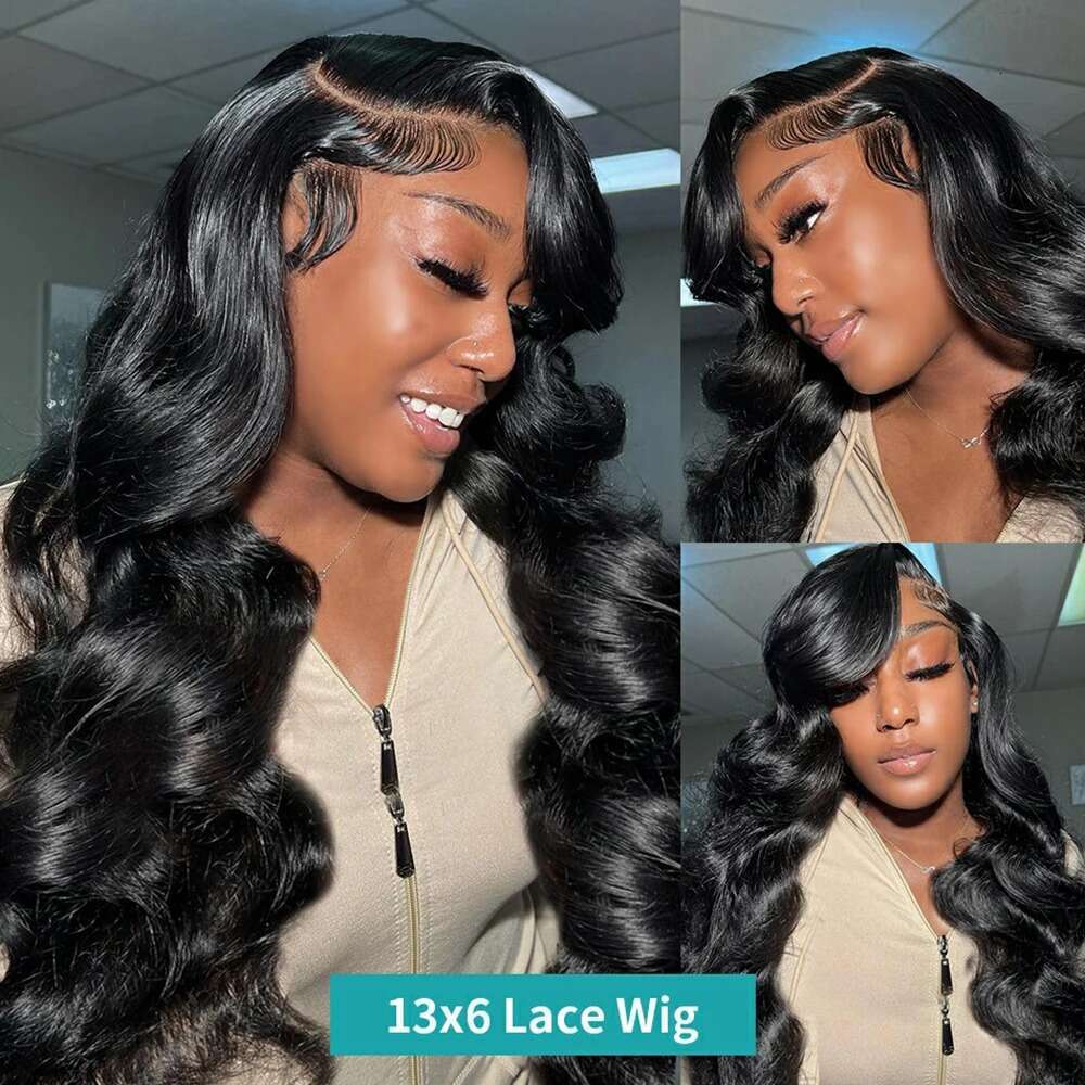 220% Transparent HD Body Wave 5x5 Closure Remy 30 40 Inches 13x6 Front Human Hair Wigs 13x4 Lace Frontal Wig