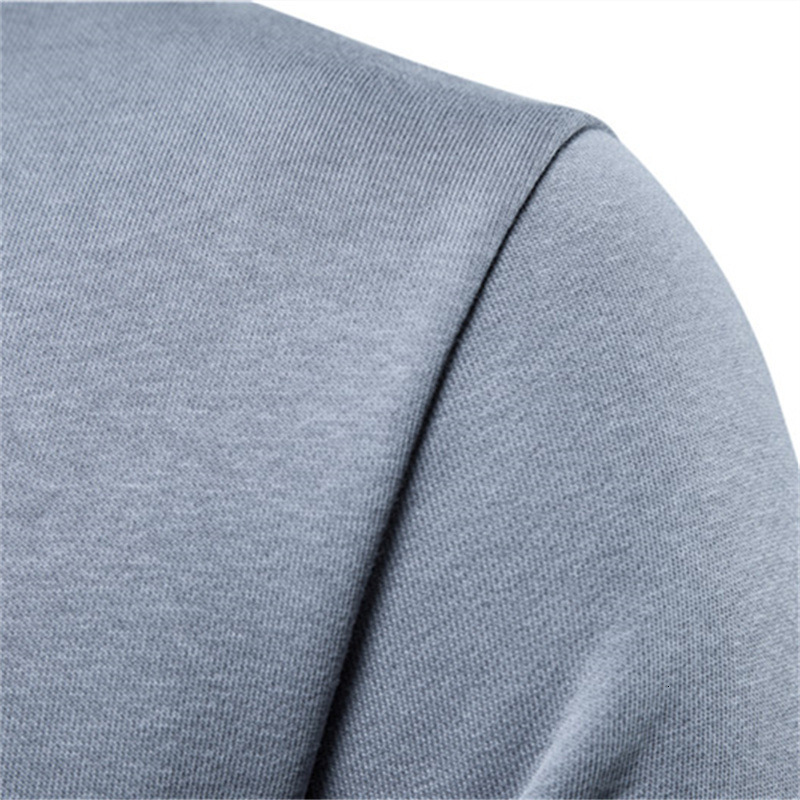 Solid Fleece Round Neck Long Sleeve Warm Loose Pullover Fashion Casual Street Dress Men's Sweatshirt