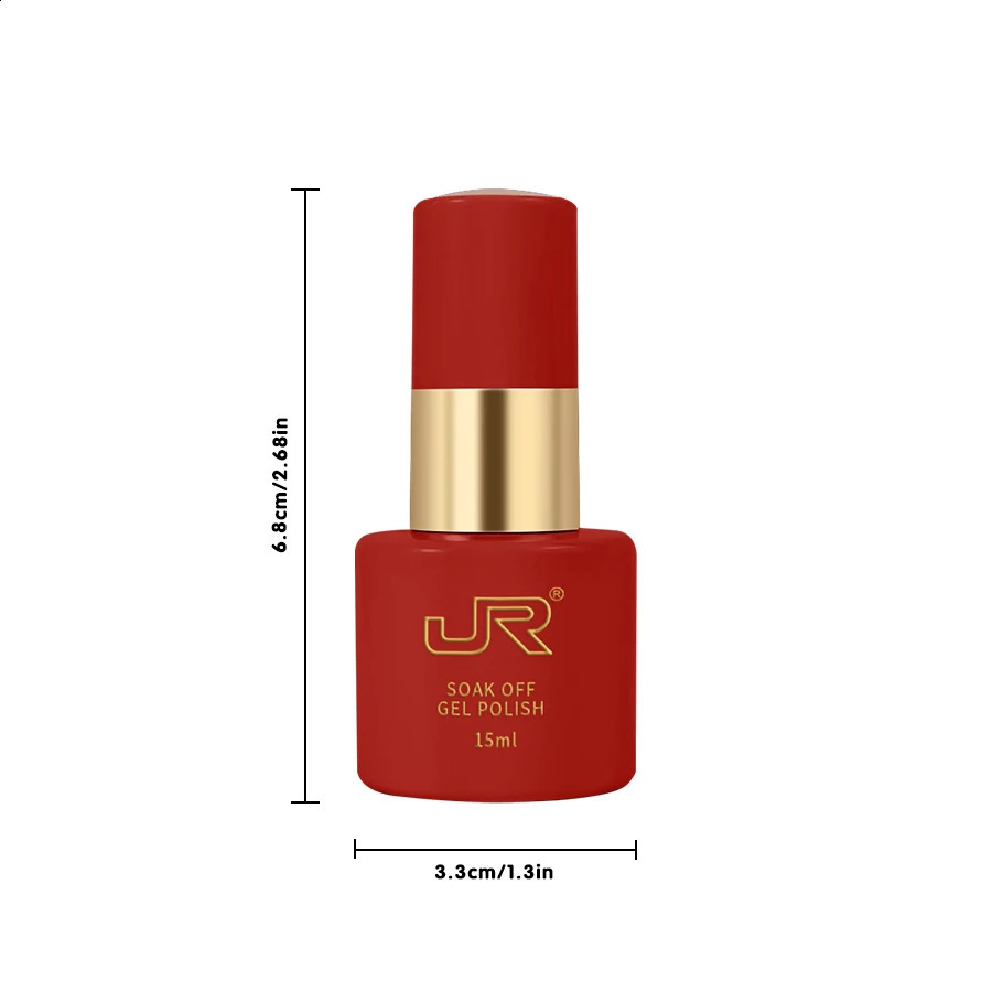 JR 8pcs 15ml gel nail polish set Including Red Pink Nude Gel Polish Kit UV LED Soak Off Polish Home DIY gifts for girl 240920