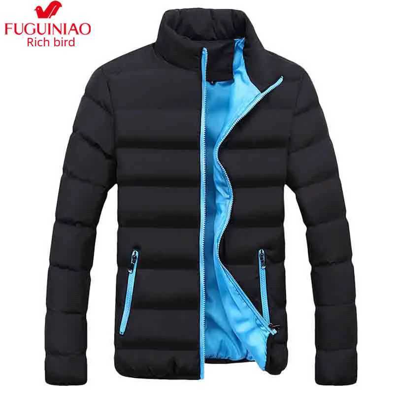 Fashionable mens cotton coat jacket casual Korean cut winter cotton coat student cotton coat W240920