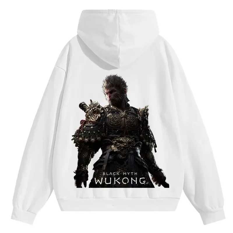 Black Myth Martial Arts Printed Hoodies Mens Fashion Sportswear Womens Sportswear Jackets Hoodies Zippers Sportswear Oversized Tops W240921