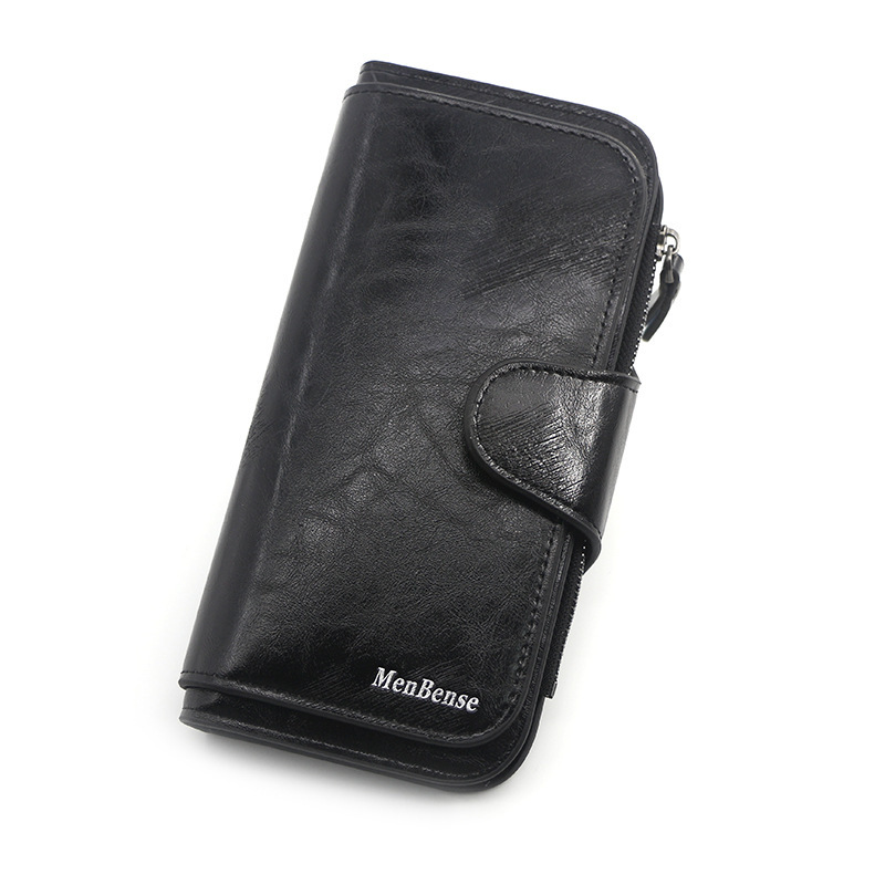 Fashionable Korean version personalized long wallet simple solid color zero wallet, women's handbag