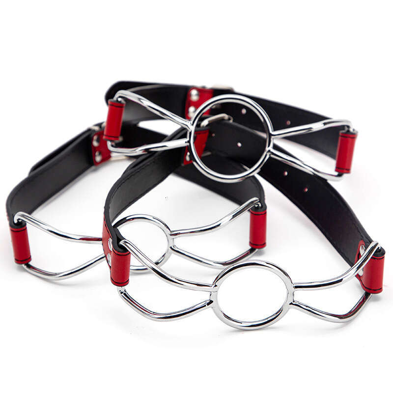 Metal mouth plug, deep throat mouth opener, mandatory male training, female slave, mouth shackle, alternative toy, sex tool, adult toy