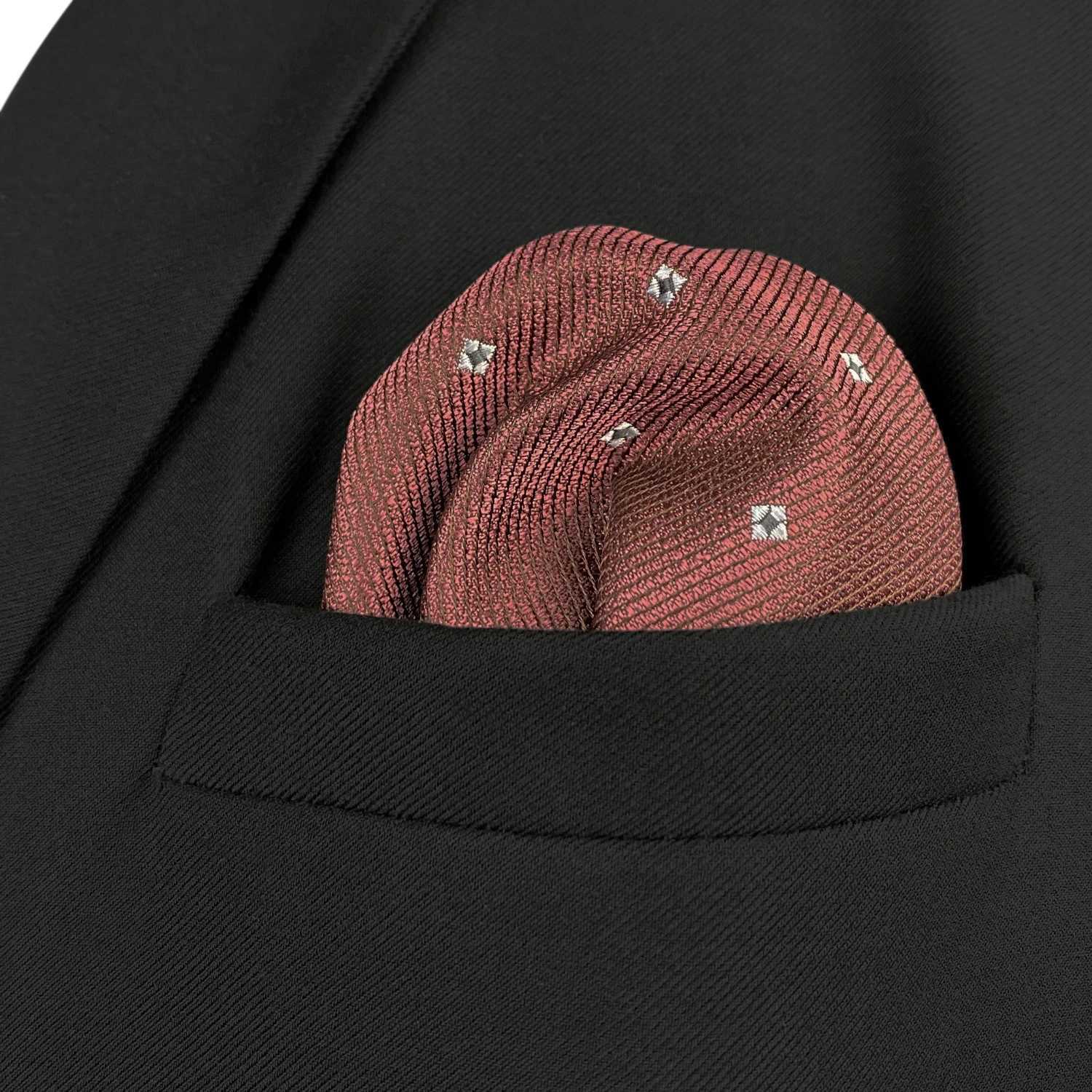 Colorful Mens Pocket Square Multicolor Dot Paisley Classic Wedding Silk Handkerchief Business Jacquard HankyX240921