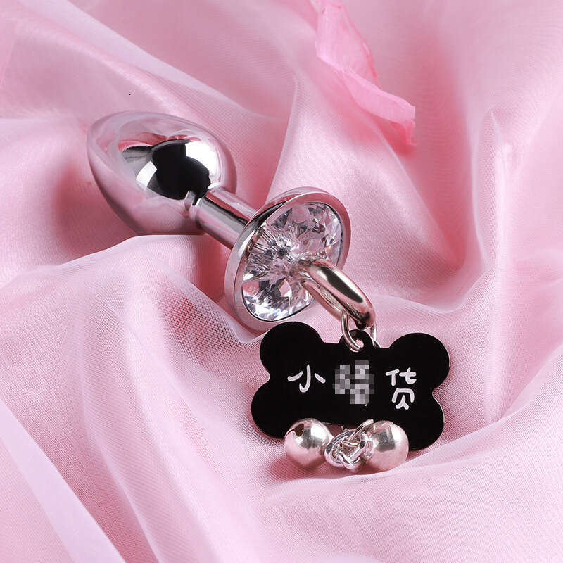 SM sex props, female slave sex collars with pendants, bells, metal anal plugs, small sao, breast clips, adult products