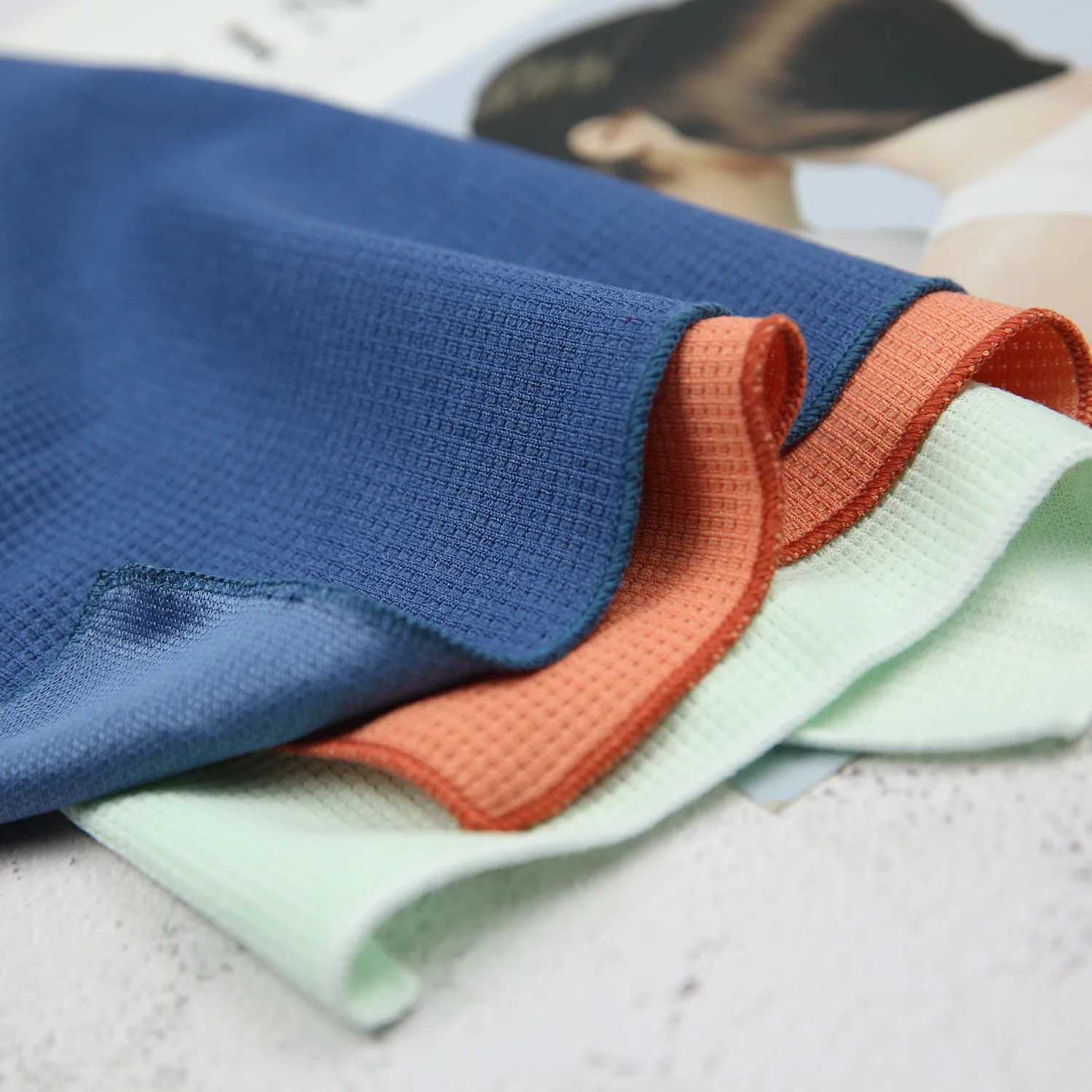 23cm New Plaid Solid White Pocket Square Knitted Cotton Handkerchief Soft Casual Scarf Business Mens Suit Accessories HankyX240921