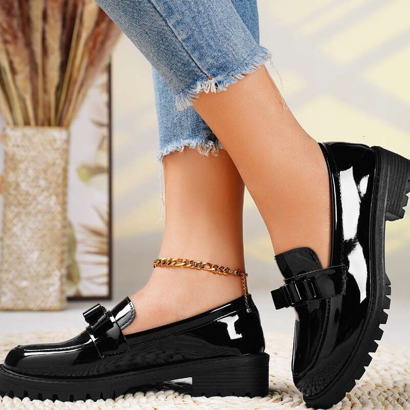 Summer New Fashion Round Toe Retro Solid Color Mary Jane Shoes Daily Casual Shopping Ladies High Heels atos Mujer