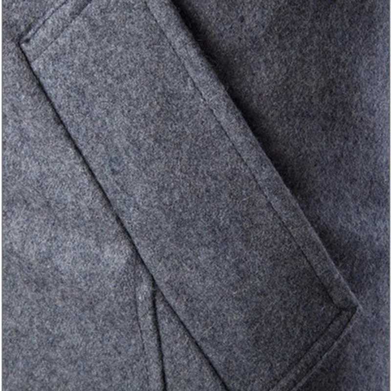 Direct shipment autumn mens dust jacket wool coat ultra-thin fitting jacket 2-color M-5XL AYG118W240711