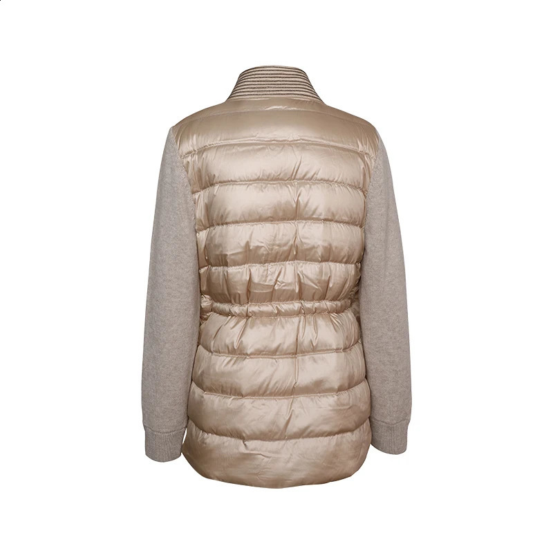 CA56 Clothing Vneck White Duck Down Jacket Womens Winter Inflatable Coat 240918