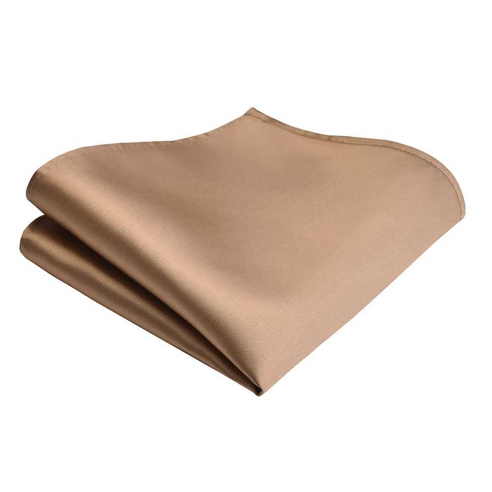 Classic Colour Green Black Smooth 25*25CM Mens Silk Handkerchief Solid Pocket Square Fashion Men Hanky For Wedding PartyX240921