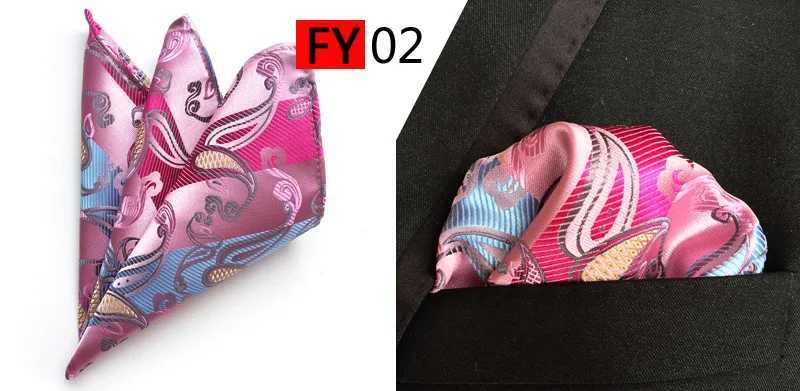 Fashionable and Bright Printing Silk Pocket Square Mens Business Office Wedding Gifts Party Accessories Handle W240921