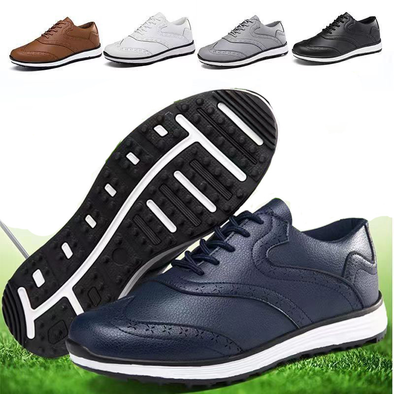 ddmytiger 96 anti slip nail golf oversized shoes waterproof British style sports shoes for men C ddmythur