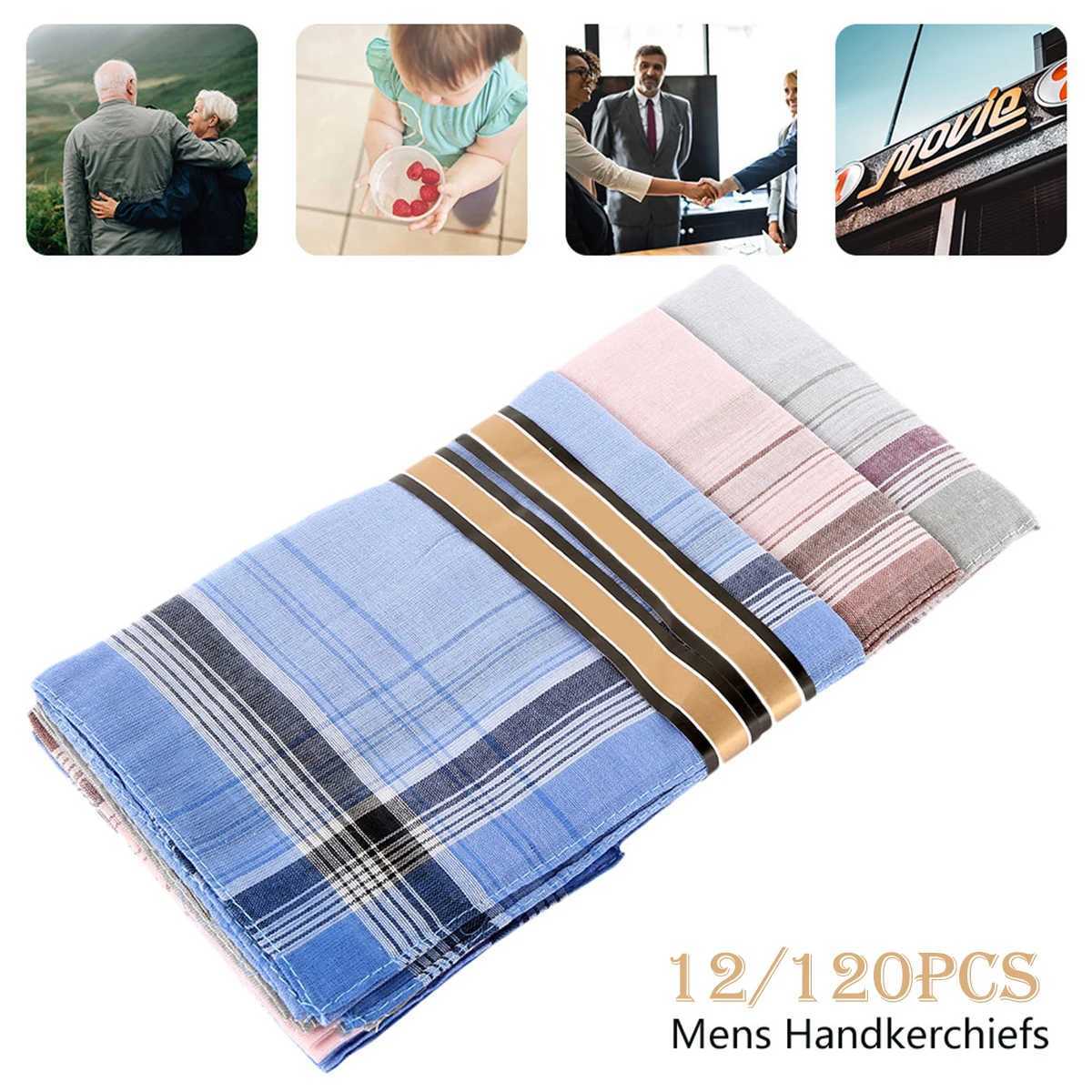 12/120 square handle head multi-color plain pocket towels suitable for men women wedding parties business classic chest towels W240921