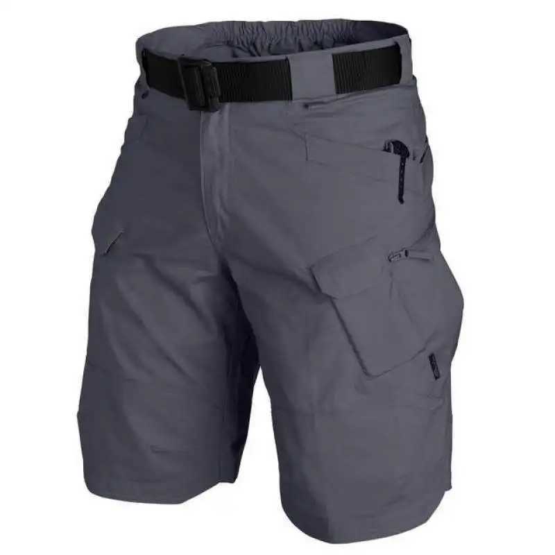 Summer Men Cargo Shorts Tactical Short Pants Waterproof Quick Dry Multi-pocket Shorts Mens Outdoor Clothes Hunting FishingX240921