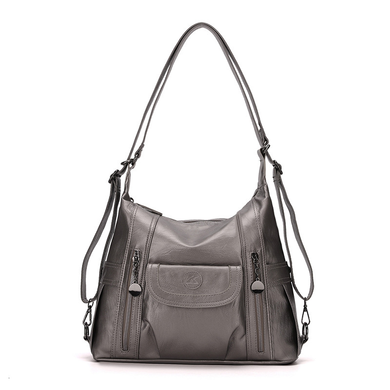 2025 New Shoulder Bag Fashion Multi Functional Crossbody Bag Designer Simple Fashion Korean Edition Large Capacity Light Luxury Handheld Crossover PU 