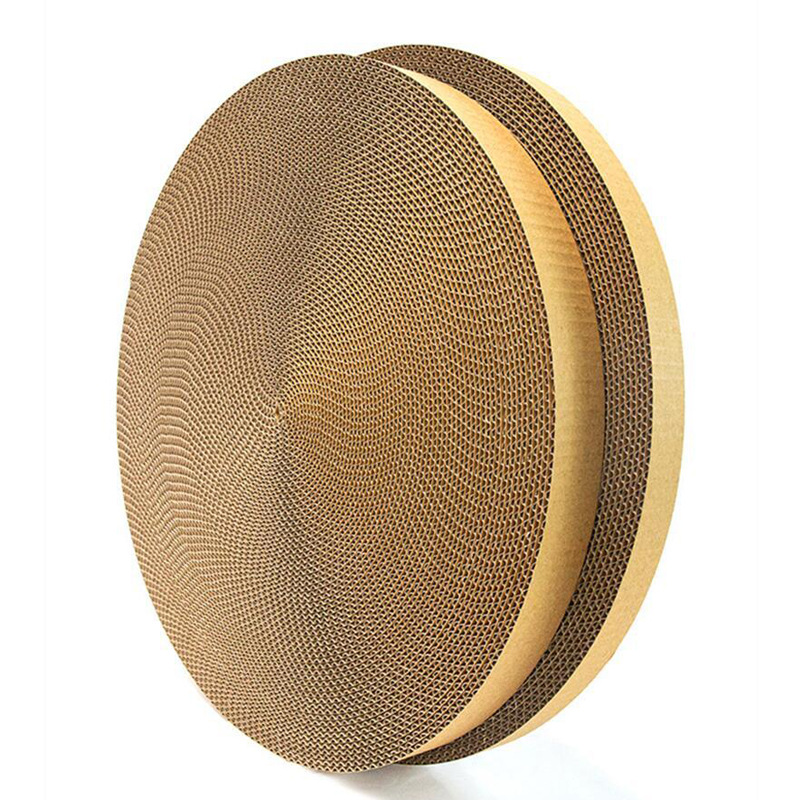 Halloween Cat scratch board replacement core wear-resistant to scratch round corrugated paper