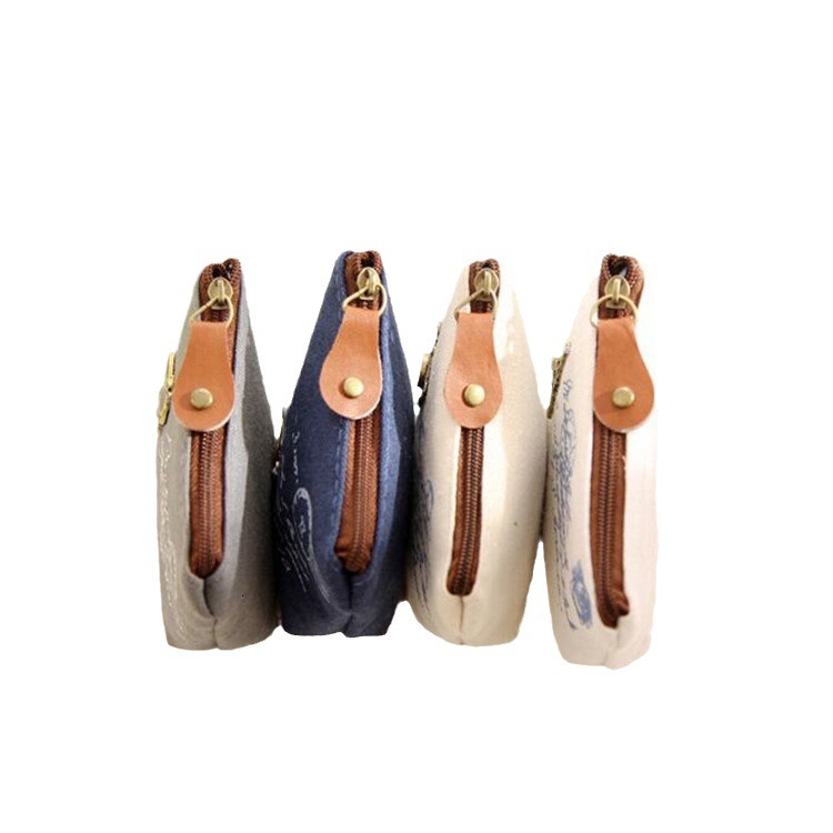 2024 New Designer Wallet Women's Zero Euro American Canvas Zipper Wallet, Shell shaped Small Square Bag Mini Wallet Free Shipping