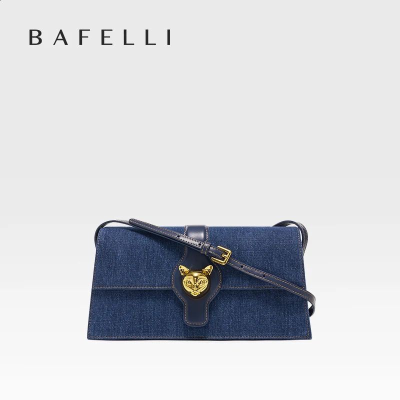 BAFELLI CAT Womens Bag y Fashion Retro Style Cowboy Trendy Shoulder Strap 240919