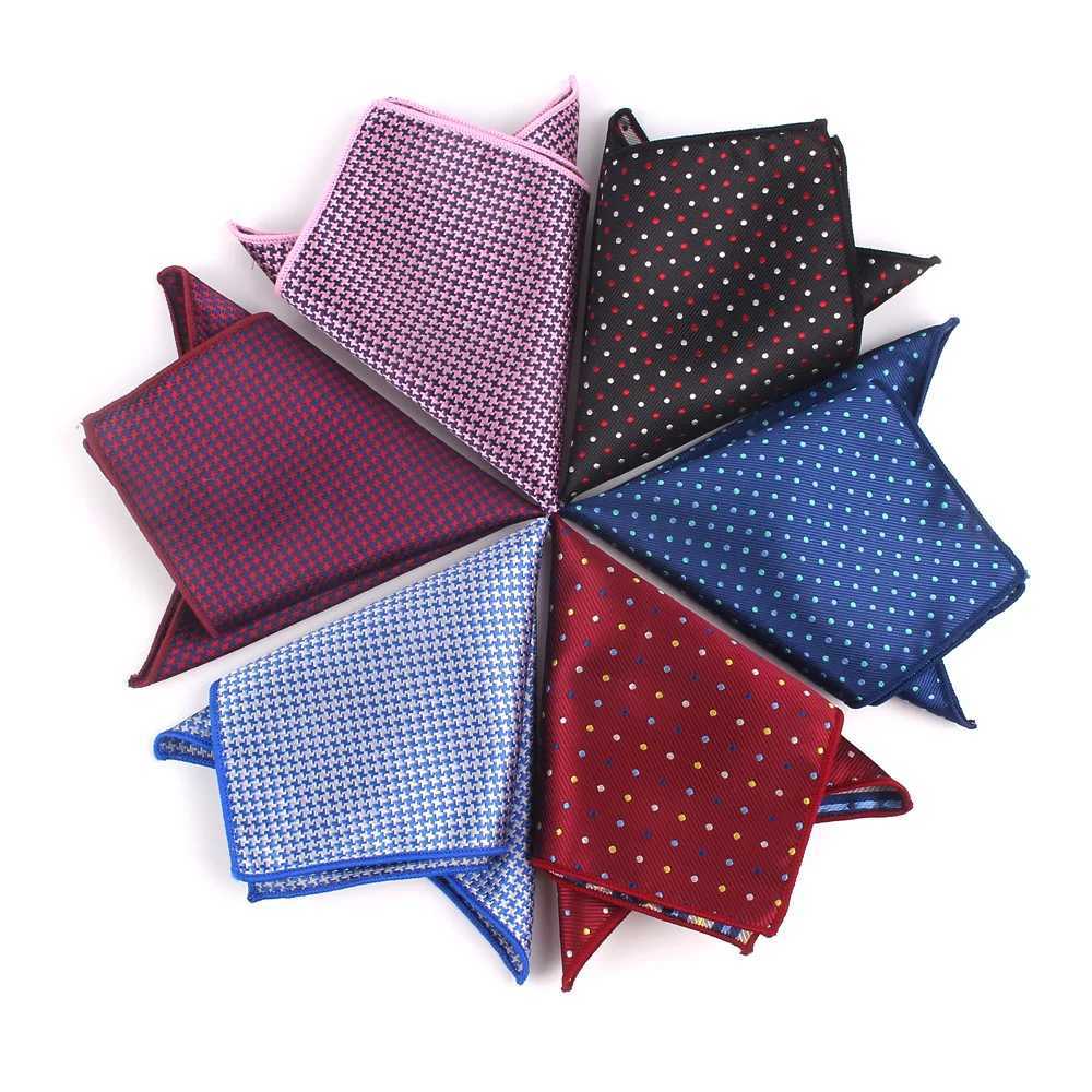 Suit Pocket Square For Men Women Dots Chest Towel Hanky Gentlemen Hankies Mens Suits Handkerchief Pocket TowelX240921