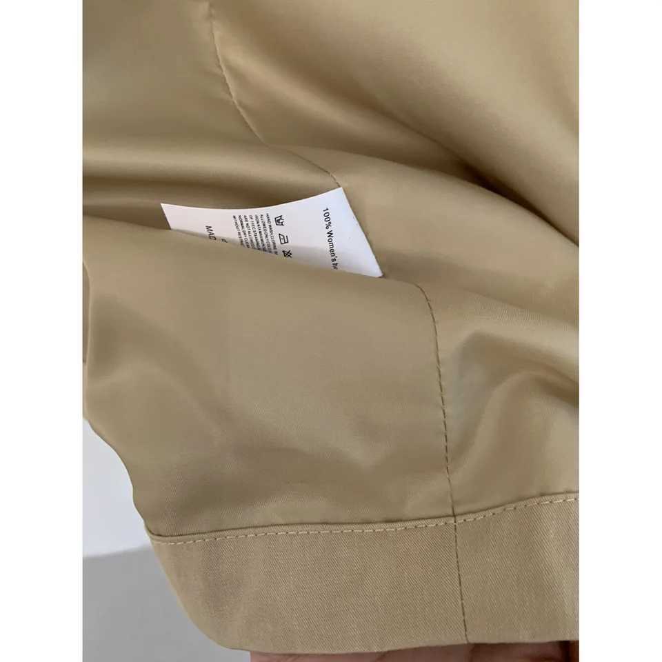 Autumn Long Stand Collar Trench Coat Women 2024 New Fashion Loose Lazy Casual Basic Trenches Over Knee Large SizeX240921