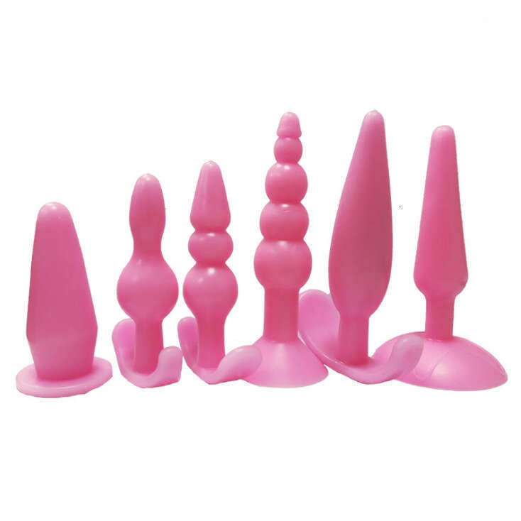 Six piece anal plug set for foreign trade wholesale anal kits